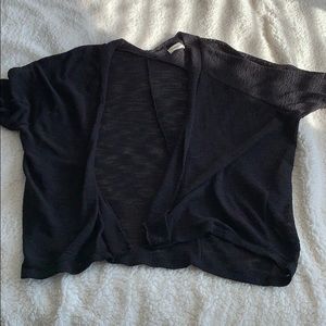 Black cardigan
